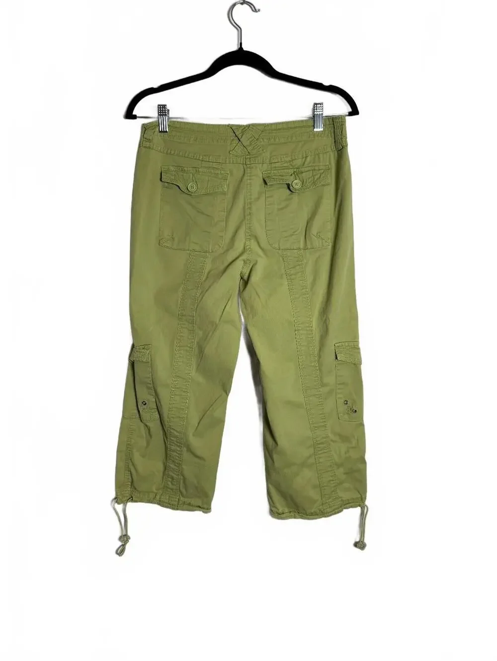 Vintage Y2K Green Cropped Cargo Pants